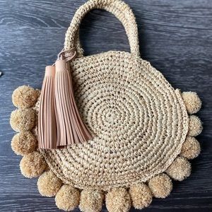 PERFECT CONDITION - LOEFFLER RANDALL STRAW BAG